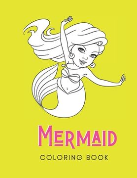 portada Mermaid Coloring Book: For Adults with Anxiety and Depression - 30 Pages - Made In USA - Size 8.5x11