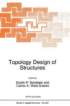 portada topology design of structures (en Inglés)