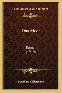 portada Das Meer: Roman (1910) (en Alemán)