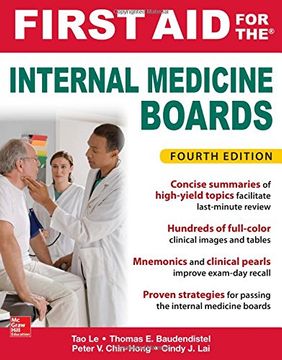 portada First Aid for the Internal Medicine Boards