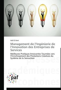 portada Management de L'Ingenierie de L'Innovation Des Entreprises de Services