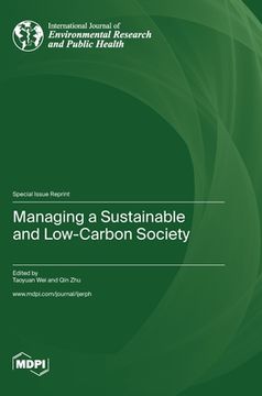 portada Managing a Sustainable and Low-Carbon Society (en Inglés)