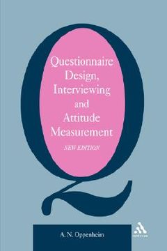 portada questionnaire design, interviewing and attitude measurement (en Inglés)