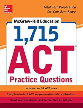 portada Mcgraw-Hill Education 1,715 act Practice Questions (en Inglés)