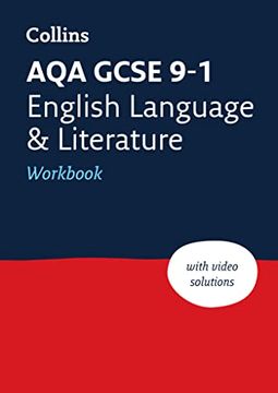portada Aqa GCSE 9-1 English Language and Literature Workbook: Ideal for Home Learning, 2023 and 2024 Exams (en Inglés)
