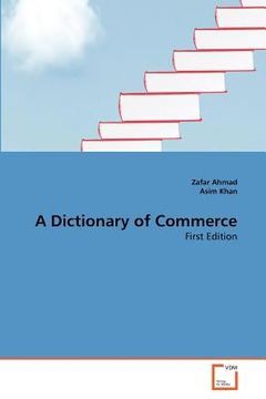 portada a dictionary of commerce (en Inglés)