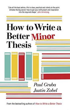 portada How to Write a Better Minor Thesis (in English)