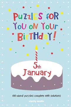 portada Puzzles for you on your Birthday - 5th January (en Inglés)