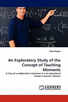 portada an exploratory study of the concept of teaching moments (en Inglés)