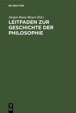 portada Leitfaden zur Geschichte der Philosophie (en Alemán)