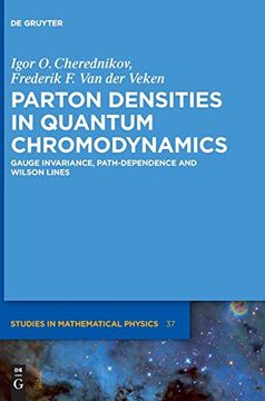 portada Parton Densities in Quantum Chromodynamics: Gauge Invariance, Path-Dependence and Wilson Lines (de Gruyter Studies in Mathematical Physics) (en Inglés)