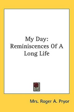 portada my day: reminiscences of a long life