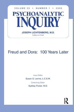 portada Freud and Dora: 100 Years Later: Psychoanalytic Inquiry, 25.1 (en Inglés)