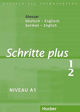 portada Schritte Plus 1+2. Glossar Deutsch-Englisch - Glossary German-English: Deutsch als Fremdsprache (in German)