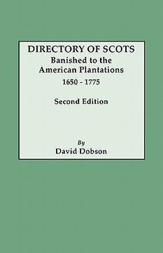 portada directory of scots banished to the american plantations, 1650-1775. second edition (en Inglés)