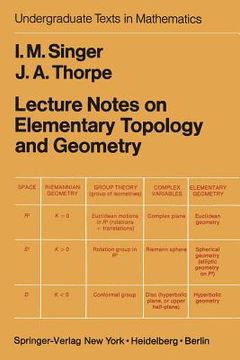 portada Lecture Notes on Elementary Topology and Geometry (Undergraduate Texts in Mathematics) (in English)