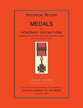 portada TANCRED: HISTORICAL RECORD OF MEDALS AND HONORARY DISTINCTIONS
