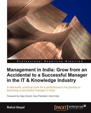 portada management in india: go from an accidental to a successful manager in the it & knowledge industry (en Inglés)