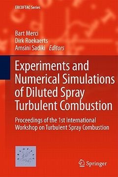 portada experiments and numerical simulations of diluted spray turbulent combustion: proceedings of the 1st international workshop on turbulent spray combusti (in English)