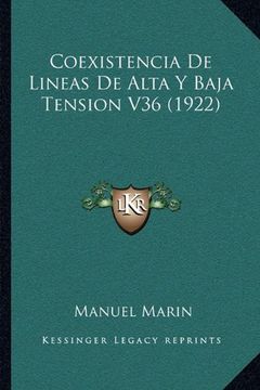 portada Coexistencia de Lineas de Alta y Baja Tension v36 (1922)