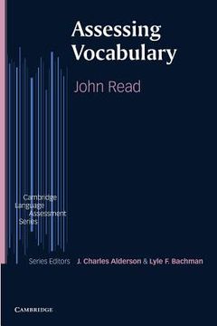 portada Assessing Vocabulary (Cambridge Language Assessment) (in English)