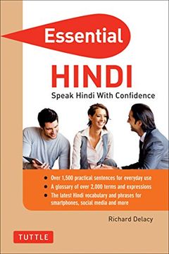 portada Essential Hindi: Speak Hindi With Confidence! (Hindi Phras & Dictionary) (Essential Phras and Dictionary Series) (en Inglés)