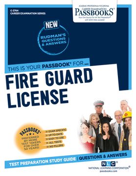 portada Fire Guard License (C-3764): Passbooks Study Guide Volume 3764
