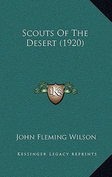 portada scouts of the desert (1920) (en Inglés)