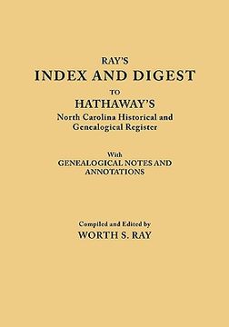 portada index and digest to hathaway's north carolina historical and genealogical register. with genealogical notes and annotations (originally published as " (in English)