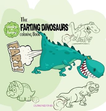 portada Farting Dinosaurs Coloring Book (in English)