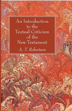 portada An Introduction to the Textual Criticism of the new Testament (en Inglés)