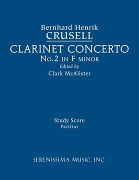portada Clarinet Concerto No.2, Op.5: Study score (en Inglés)