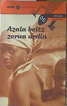 portada Azala Beltz, Zerua Urdin (en Euskera)