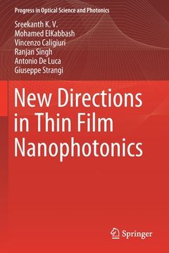 portada New Directions in Thin Film Nanophotonics (en Inglés)