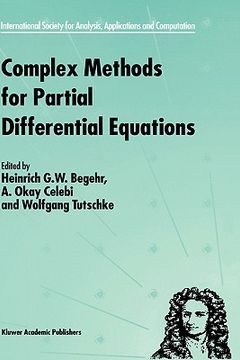 portada complex methods for partial differential equations (en Inglés)