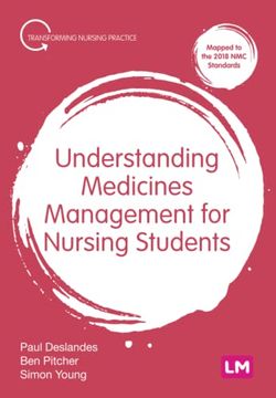 portada Understanding Medicines Management for Nursing Students (Transforming Nursing Practice Series) (en Inglés)