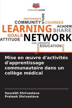 portada Mise en oeuvre d'activités d'apprentissage communautaire dans un collège médical (en Francés)