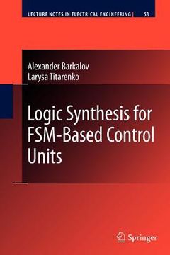 portada logic synthesis for fsm-based control units (en Inglés)