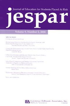 portada journal of education for students placed at risk: number 2 (en Inglés)