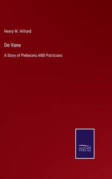 portada De Vane: A Story of Plebeians and Patricians (en Inglés)