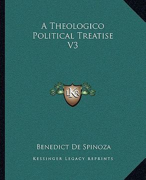 portada a theologico political treatise v3 (en Inglés)