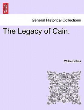 portada the legacy of cain. (in English)