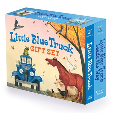 portada Little Blue Truck 2-Book Gift Set: Little Blue Truck Board Book, Little Blue Truck Leads the way Board Book (in English)