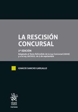 portada La Rescisión Concursal (in Spanish)