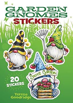 portada Garden Gnomes Stickers: 20 Stickers (Dover Stickers) (en Inglés)