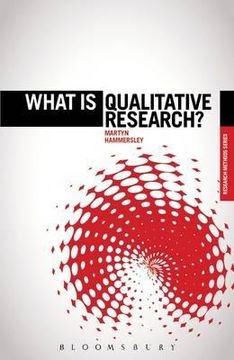 portada what is qualitative research?. by martyn hammersley