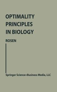 portada Optimality Principles in Biology (in English)