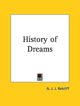 portada history of dreams (en Inglés)