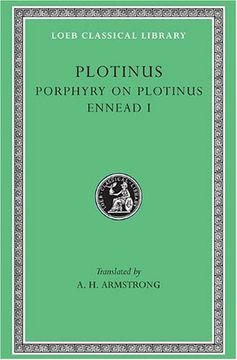 portada Porphyry′S Life of Plotinus - Ennead L440 v 1 (Trans. Armstrong)(Greek) (Loeb Classical Library) (en Inglés)
