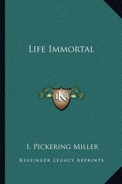 portada life immortal (in English)